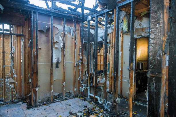 Professional Emergency Fire Cleanup technician working in St. Vincent College, PA